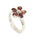 Garnet Ring Silver Sterling 925 Women's Handmade Jewelry Gemstone Natural A709